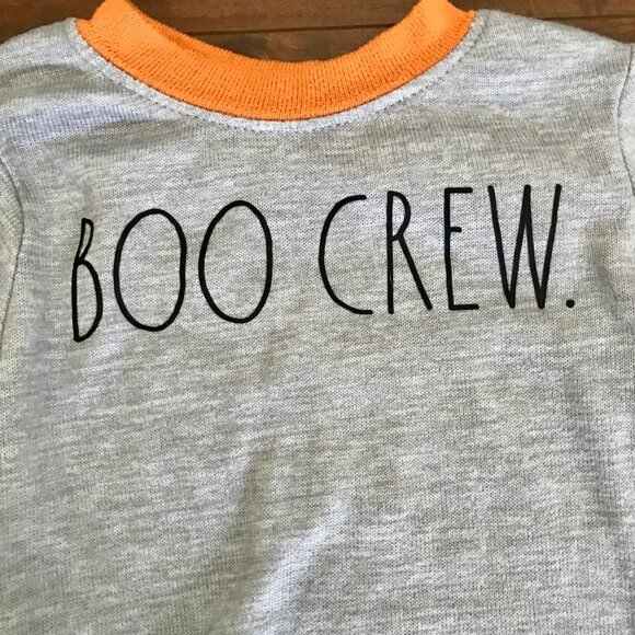 Rae Dunn Boo Crew Halloween Toddler Long Sleeve Unisex P.J Shirt. Size 24 Months - Picture 2 of 4